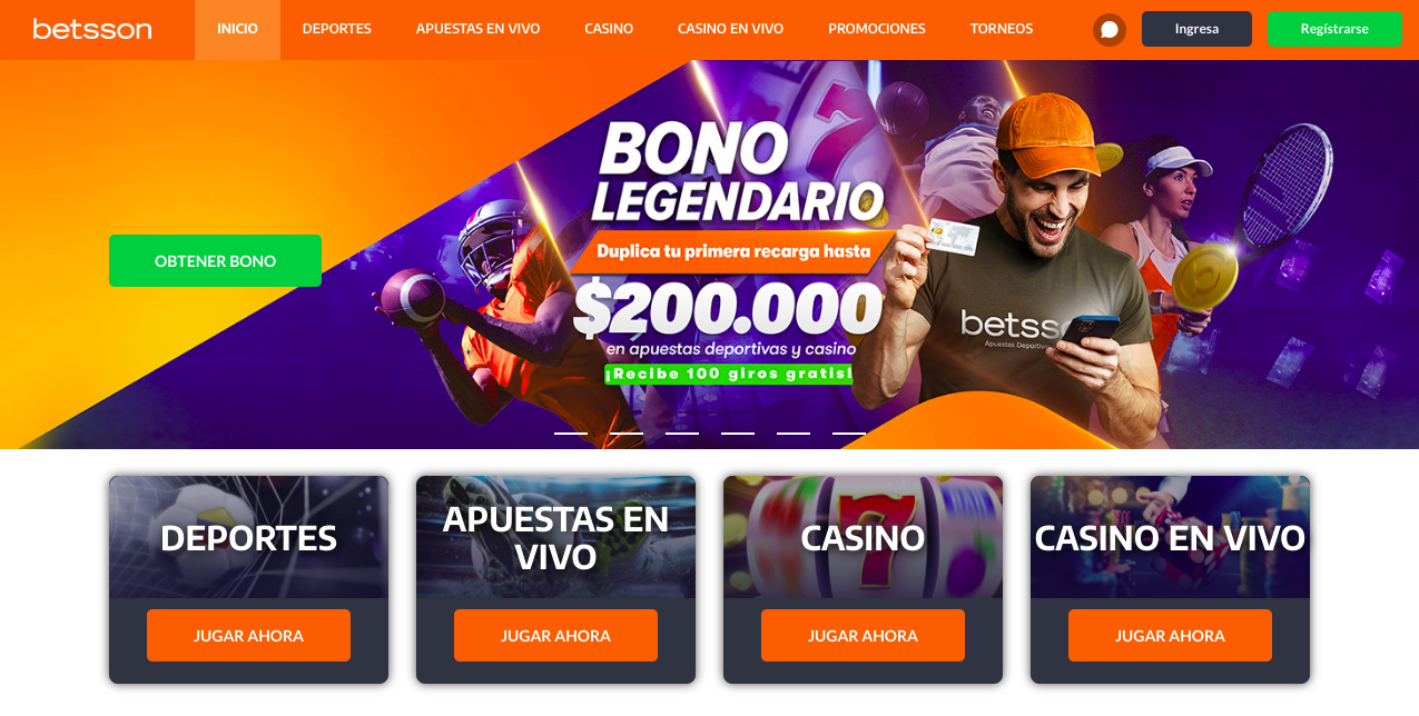 Betsson inicio