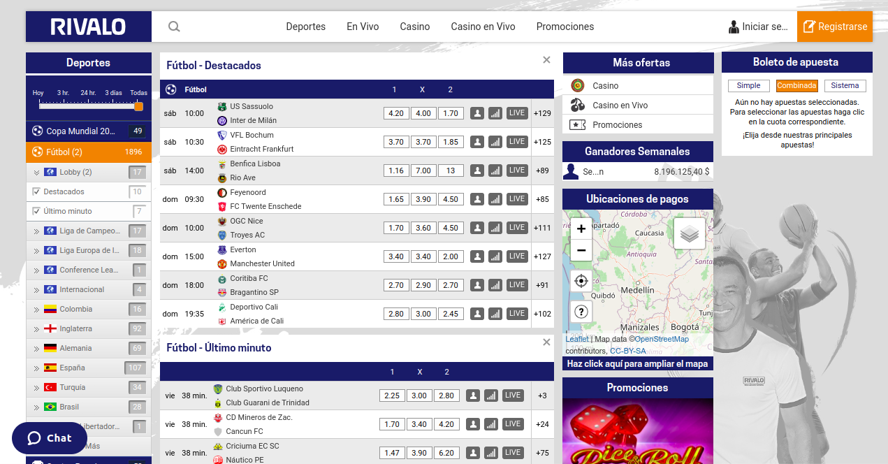 Rivalo apuestas deportivas